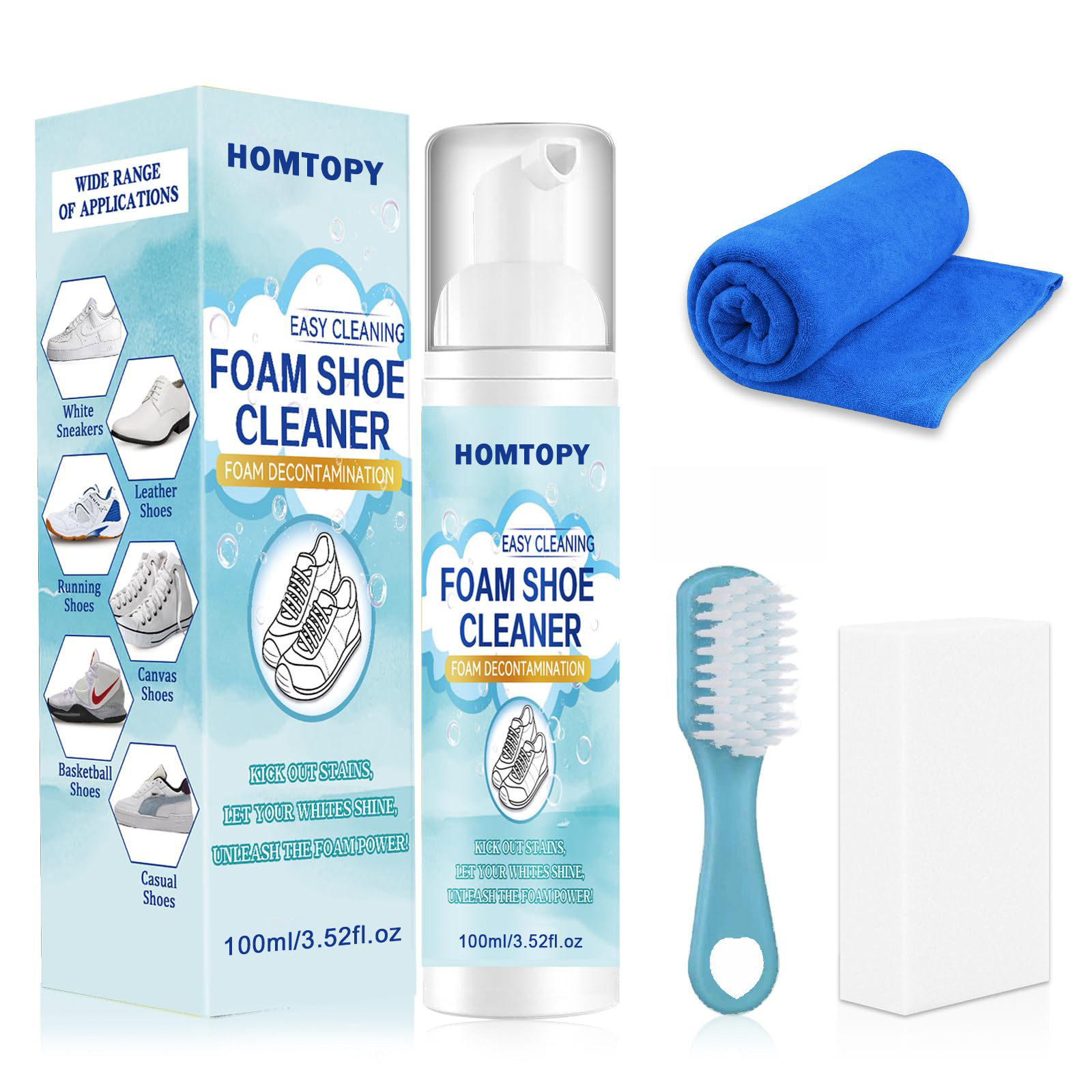 Sneaker Cleaning Kit - Kit Pembersih Sepatu, Pembersih Sepatu Menghilangkan
