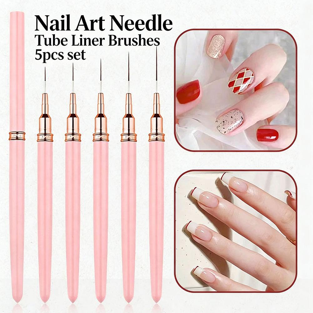 Set Kuas Nail Art 5 PCS 9mm 11 - Brush Bristle Set ulasan dan harga
