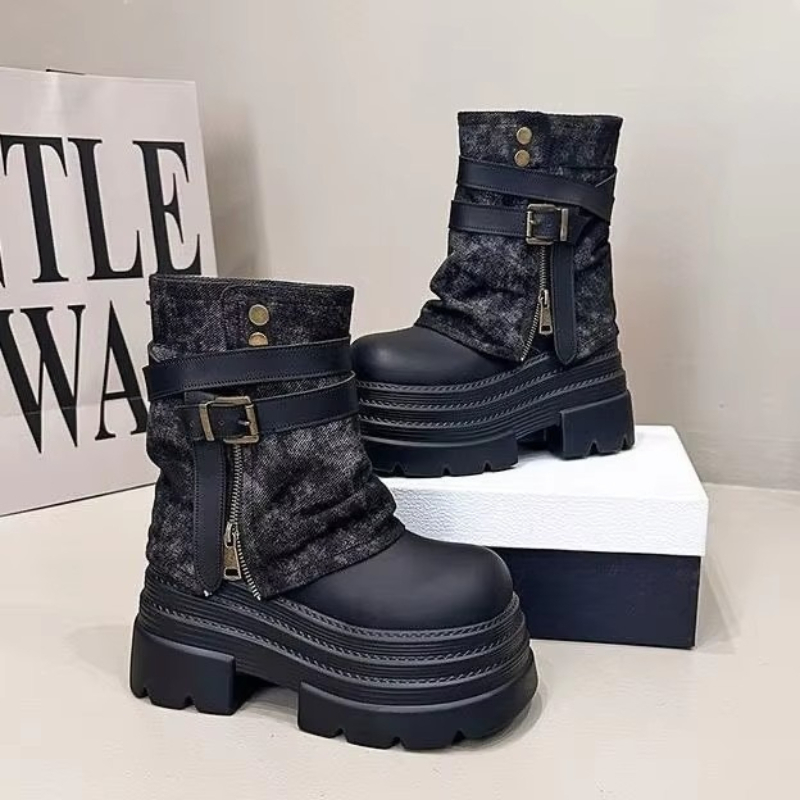 Sepatu Boots Pendek Chunky Mus - Sneaker Zone ulasan dan harga