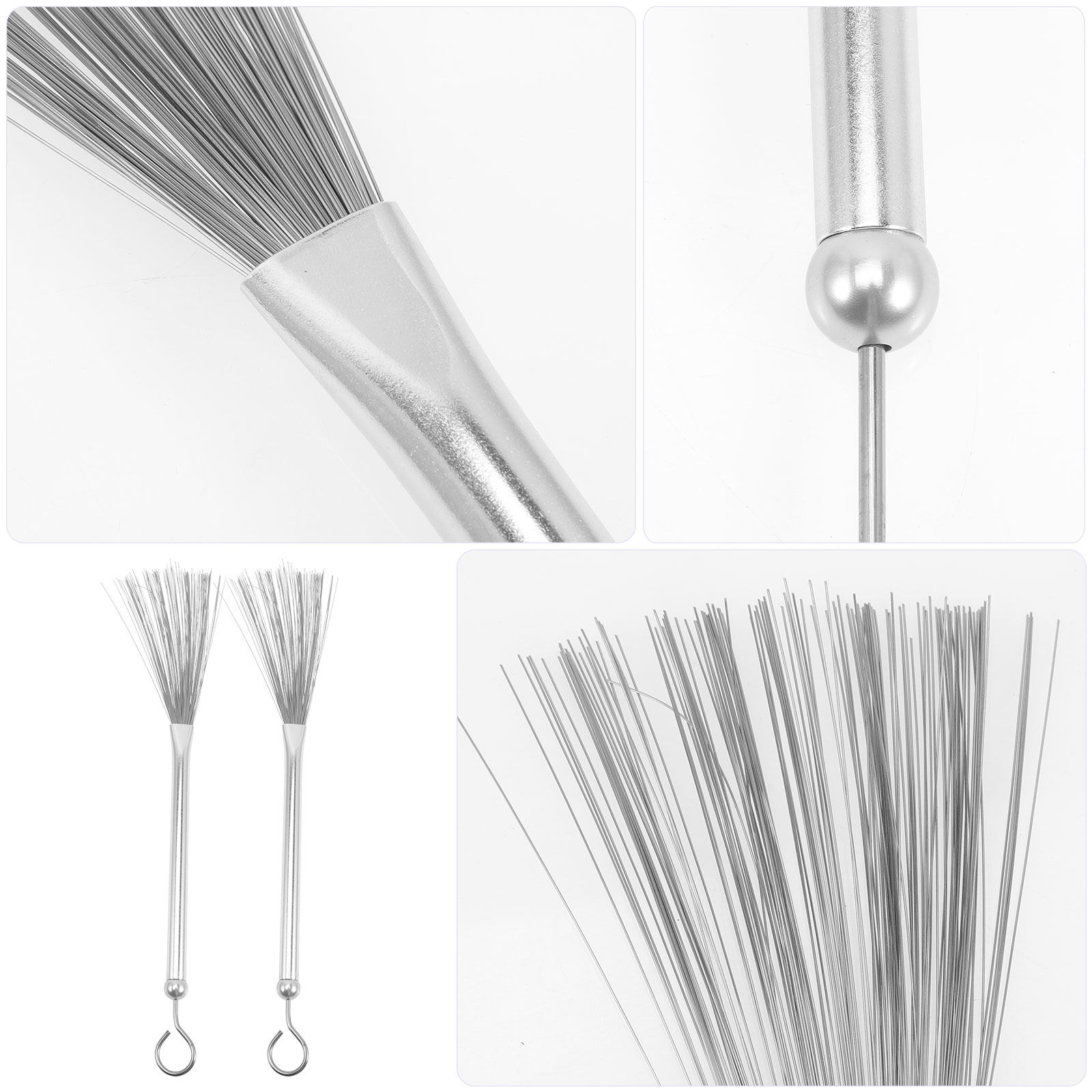 2 Buah Sikat Drum Profesional  - Brush Bristle Set ulasan dan harga